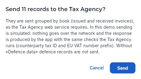 Sending the pending records (not sent).
