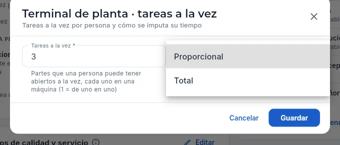 Al desplegar el campo, las dos reglas.