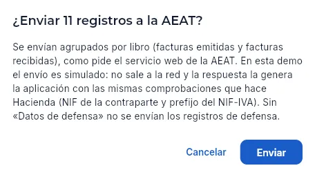 Enviar los pendientes (no se envía).