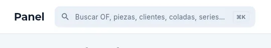 La parte izquierda de la barra superior.